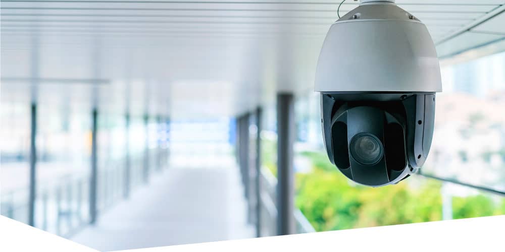 Commercial CCTV camera in Wrexham