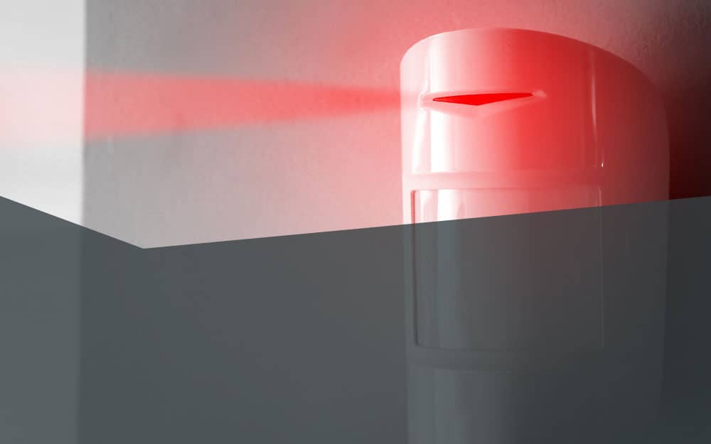 Alarm sensor at residential property