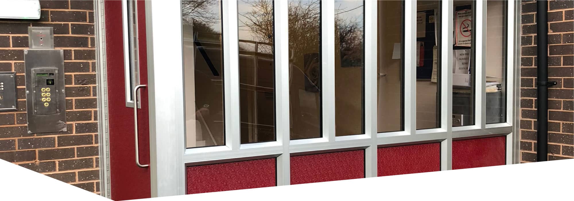 Aluminium door in Wrexham