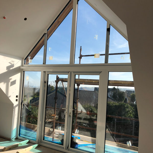 Glass fronted extension